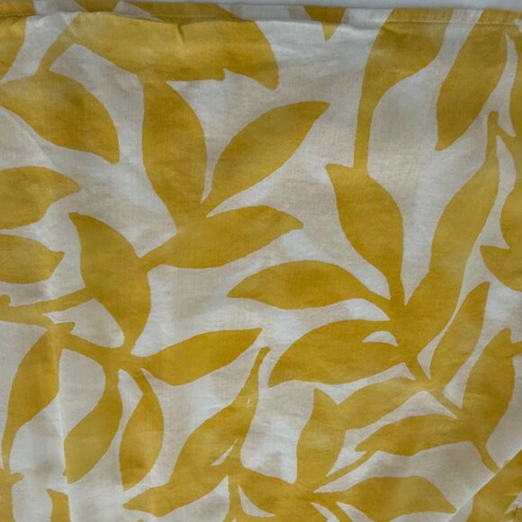 Sonoma Yellow White Floral Flutter‎ Short Sleeve Top Size XL - Picture 5 of 8